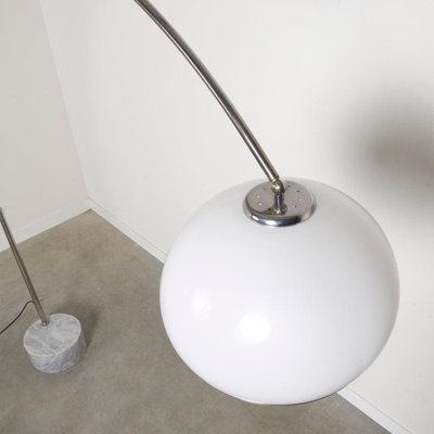 Mid-Century Dorée Arc Floor Lamp from Guzzini, Italy, 1960s-TWF-1813337