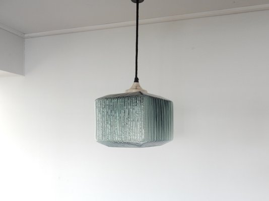 Mid-Century Double Glass Pendant Lamp in the Style of Carl Fagerlund for Orrefors, 1960s-NV-618670