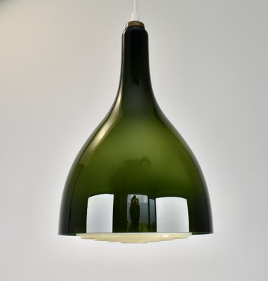 Mid-Century Double Glass Pendant Light in the style of Fog and Mørup-HJP-1699862