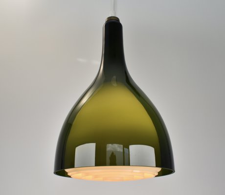 Mid-Century Double Glass Pendant Light in the style of Fog and Mørup-HJP-1699862