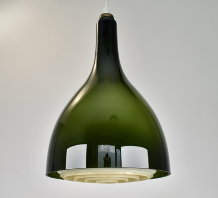 Mid-Century Double Glass Pendant Light in the style of Fog and Mørup-HJP-1699862