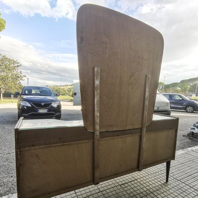 Mid-Century Dressing Table with Mirror, Italy, 1960s-RAQ-1406874