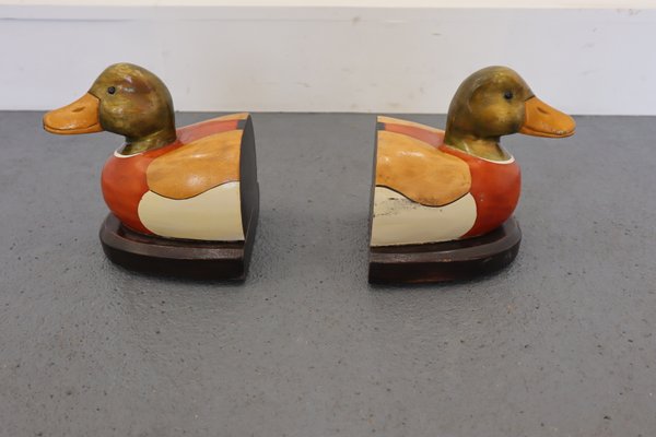 Mid-Century Duck Bookends, Set of 2-JWH-860750