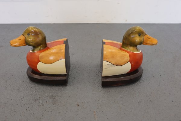 Mid-Century Duck Bookends, Set of 2-JWH-860750