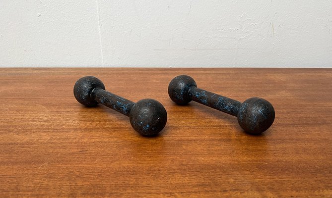 Mid-Century Dumbbells, 1960s, Set of 2-UAH-1782741