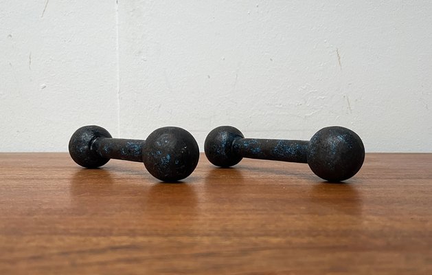 Mid-Century Dumbbells, 1960s, Set of 2-UAH-1782741