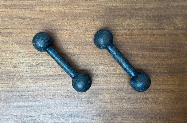 Mid-Century Dumbbells, 1960s, Set of 2-UAH-1782741