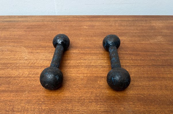 Mid-Century Dumbbells, 1960s, Set of 2-UAH-1782741