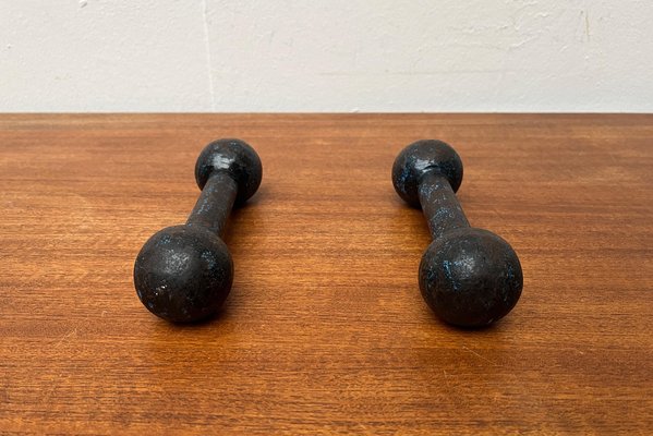 Mid-Century Dumbbells, 1960s, Set of 2-UAH-1782741