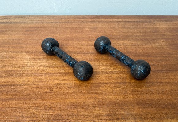 Mid-Century Dumbbells, 1960s, Set of 2-UAH-1782741