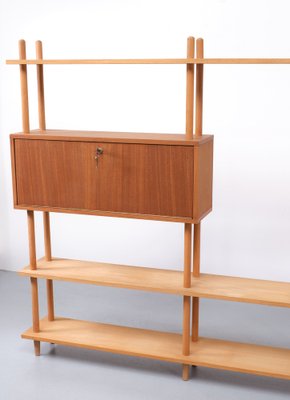 Mid-Century Dutch Cabinet Stokkenkast Wall Unit by Willem Lutjens for Stokke, 1960s-GCG-1718379