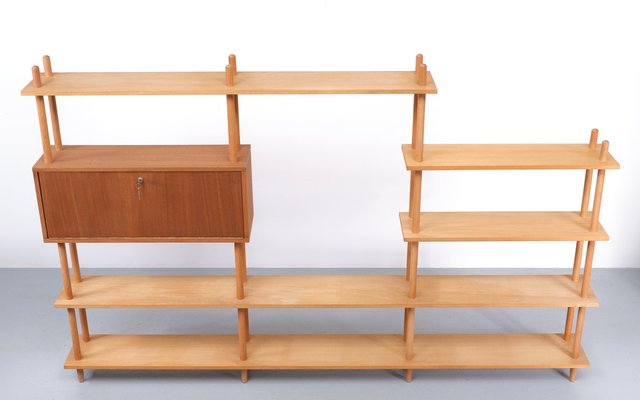 Mid-Century Dutch Cabinet Stokkenkast Wall Unit by Willem Lutjens for Stokke, 1960s-GCG-1718379