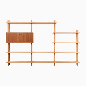 Mid-Century Dutch Cabinet Stokkenkast Wall Unit by Willem Lutjens for Stokke, 1960s-GCG-1718379