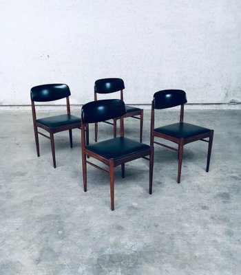 Mid-Century Dutch Design Dining Chairs, 1960s, Set of 4-RQV-1823479