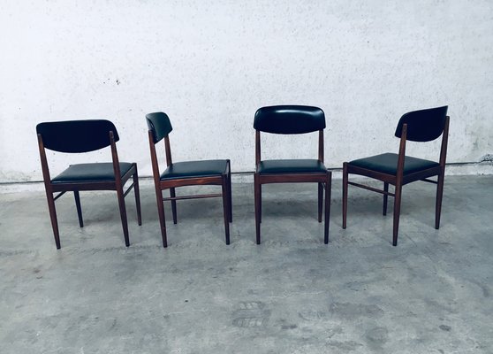 Mid-Century Dutch Design Dining Chairs, 1960s, Set of 4-RQV-1823479