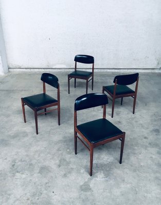 Mid-Century Dutch Design Dining Chairs, 1960s, Set of 4-RQV-1823479