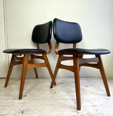 Mid-Century Dutch Dining Chairs from Admis, 1960s, Set of 2-WZZ-1152644