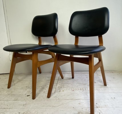 Mid-Century Dutch Dining Chairs from Admis, 1960s, Set of 2-WZZ-1152644