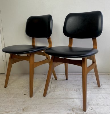 Mid-Century Dutch Dining Chairs from Admis, 1960s, Set of 2-WZZ-1152644