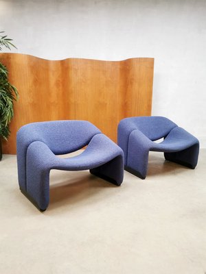 Mid-Century Dutch F598 Groovy M Easy Chair by Pierre Paulin for Artifort, 1970s-BW-1263002