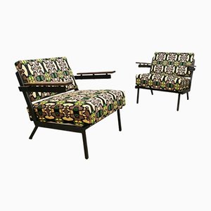 Mid-Century Dutch Fauteuils Armchairs, Set of 2-BW-1139307