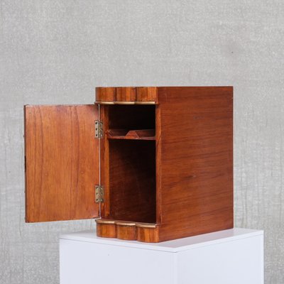 Mid-Century Dutch Faux Book Bar or Storage-JRP-1322883