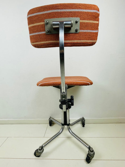 Mid-Century Dutch Industrial Model 360 Office Chair by Gispen