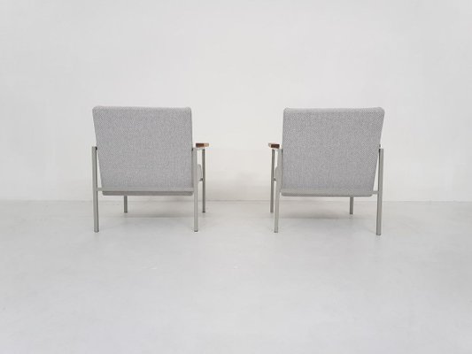 Mid-Century Dutch Lounge Chairs, 1960s, Set of 2-ZO-830635