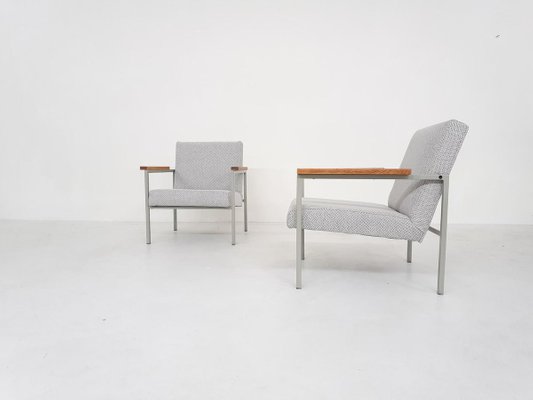 Mid-Century Dutch Lounge Chairs, 1960s, Set of 2-ZO-830635