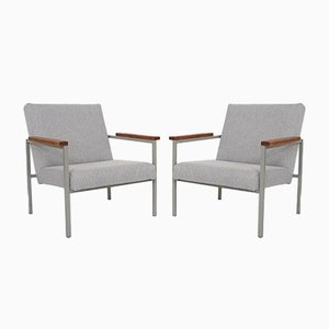 Mid-Century Dutch Lounge Chairs, 1960s, Set of 2-ZO-830635