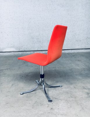 Mid-Century Dutch Steel Dining Chairs from Brabantia, 1970s, Set of 3-RQV-850249