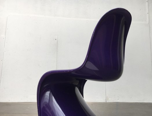 Mid-Century Early Panton Side Chairs by Verner Panton for Herman Miller, 1960s, Set of 2-UAH-857495