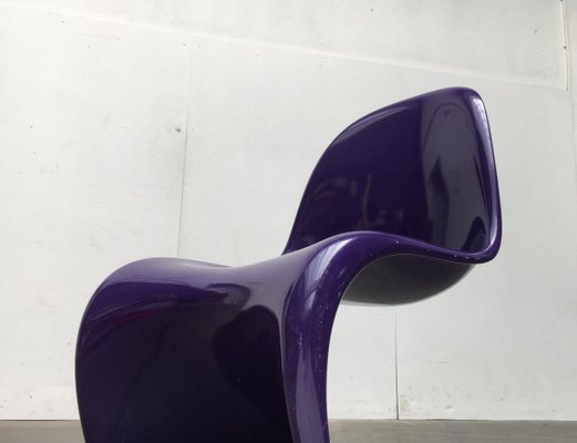 Mid-Century Early Panton Side Chairs by Verner Panton for Herman Miller, 1960s, Set of 2-UAH-857495