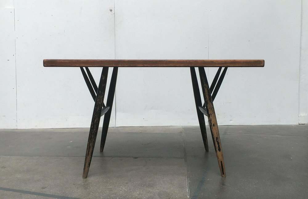 Mid-Century Early Pirkka Dining Table by Ilmari Tapiovaara for Laukaan Puu, 1960s