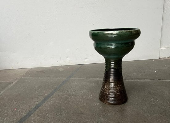 Mid-Century East German Brutalist Studio Pottery Floor Vase by Kerstin & Ralf Unterstab for Kunsttöpferei Unterstab KTU, 1960s-UAH-1760254