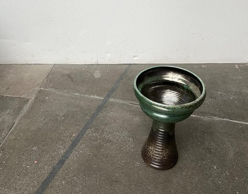 Mid-Century East German Brutalist Studio Pottery Floor Vase by Kerstin & Ralf Unterstab for Kunsttöpferei Unterstab KTU, 1960s-UAH-1760254