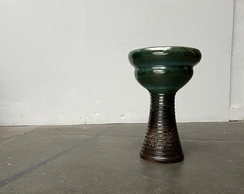 Mid-Century East German Brutalist Studio Pottery Floor Vase by Kerstin & Ralf Unterstab for Kunsttöpferei Unterstab KTU, 1960s-UAH-1760254