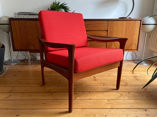 Mid-Century Easy Chair by Illum Wikkelsoe for Glostrup, 1960s-WSA-1294017