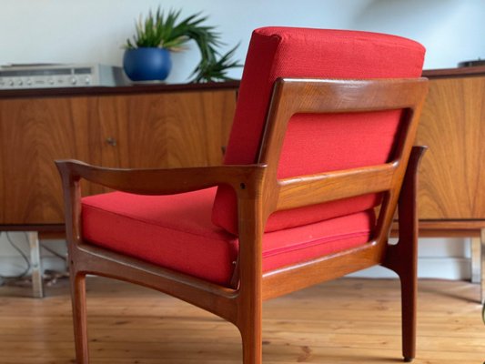 Mid-Century Easy Chair by Illum Wikkelsoe for Glostrup, 1960s-WSA-1294017