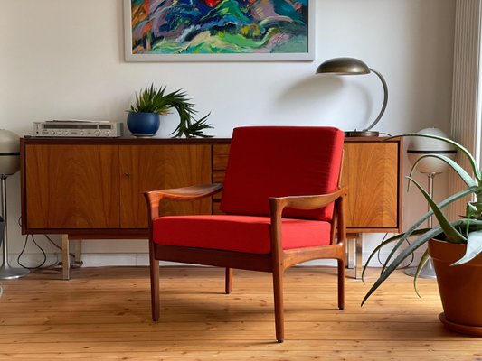 Mid-Century Easy Chair by Illum Wikkelsoe for Glostrup, 1960s-WSA-1294017