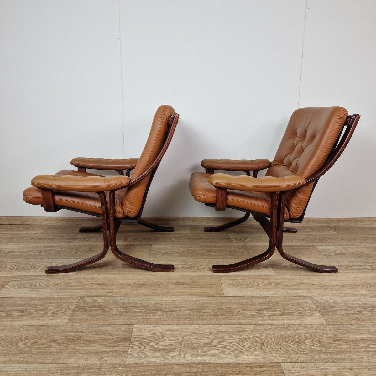 Mid-Century Easy Chairs by Ingmar Relling for Svane Ekornes, 1960s, Set of 2