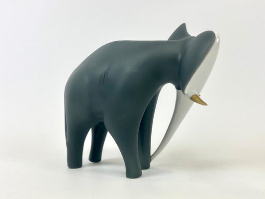 Mid-Century Elephant Figurine by Jaroslav Jezek for Royal Dux, 1960s-ZCY-2028401