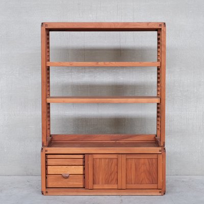 Mid-Century Elm B10 Shelving Cabinet by Pierre Chapo-JRP-1176999