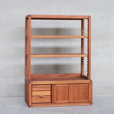 Mid-Century Elm B10 Shelving Cabinet by Pierre Chapo-JRP-1176999