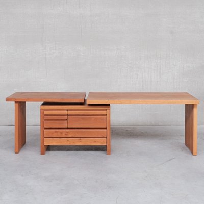 Mid-Century Elm B19 Desk by Pierre Chapo-JRP-1137409