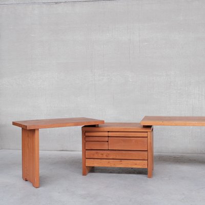 Mid-Century Elm B19 Desk by Pierre Chapo-JRP-1137409