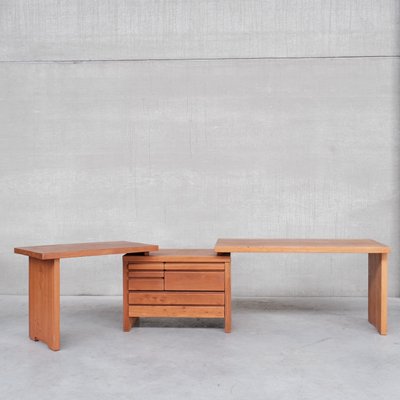 Mid-Century Elm B19 Desk by Pierre Chapo-JRP-1137409