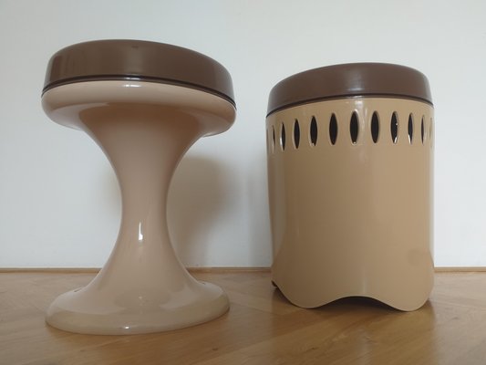 Mid-Century Emsa Stools, West Germany, 1970s, Set of 2-TZ-1073273