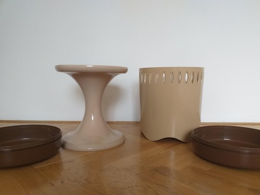 Mid-Century Emsa Stools, West Germany, 1970s, Set of 2-TZ-1073273