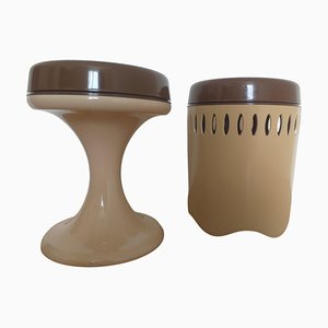 Mid-Century Emsa Stools, West Germany, 1970s, Set of 2-TZ-1073273